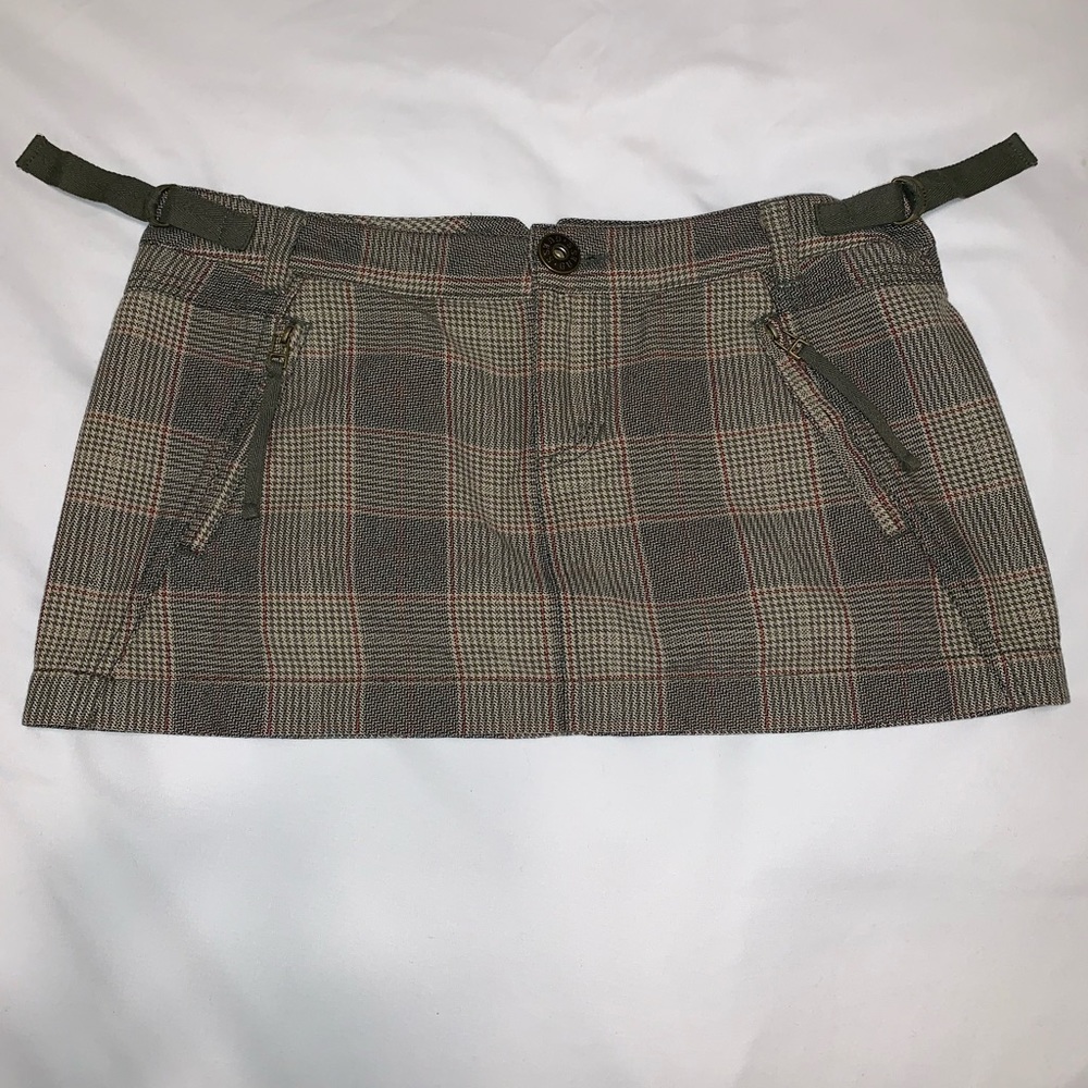 Guess Plaid Miniskirt